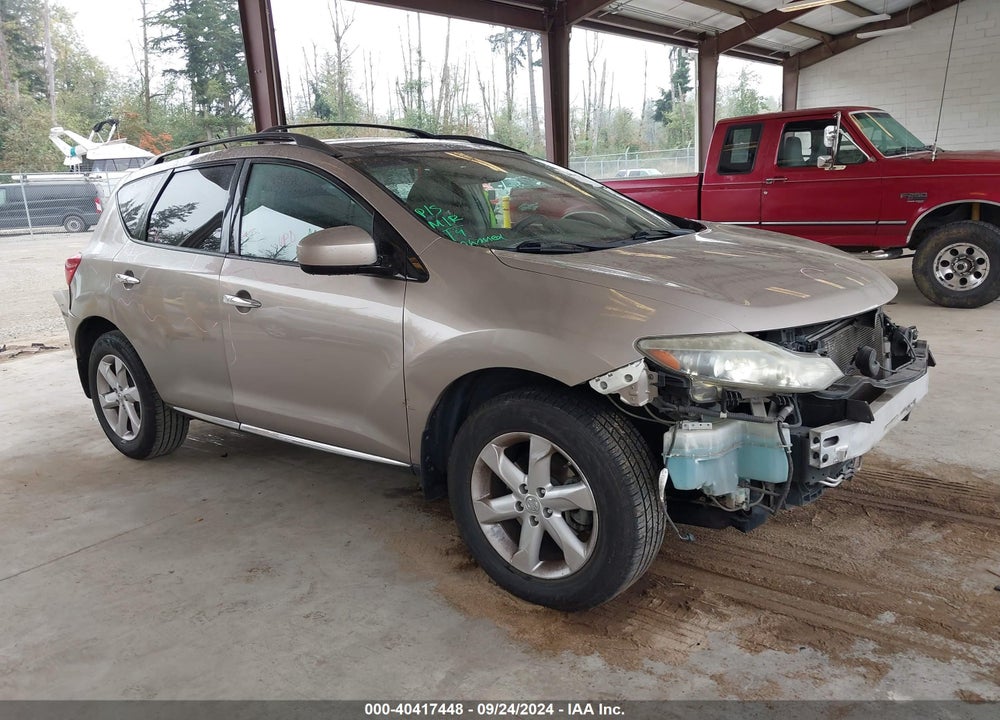 2009 NISSAN MURANO SL VIN: JN8AZ18U29W014553