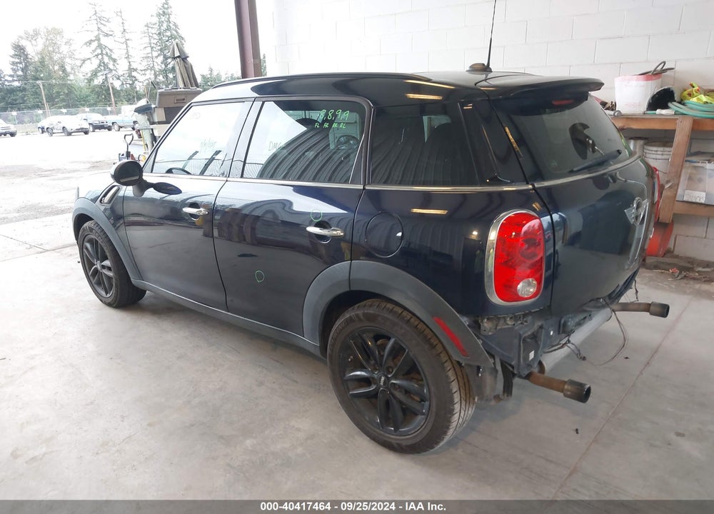 2012 MINI COOPER COUNTRYMAN S VIN: WMWZC3C52CWL85857