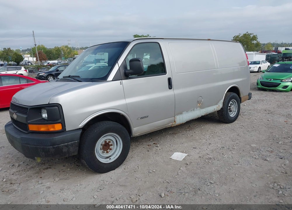 2006 CHEVROLET EXPRESS CARGO VAN WORK VAN VIN: 1GCGG25VX61195747
