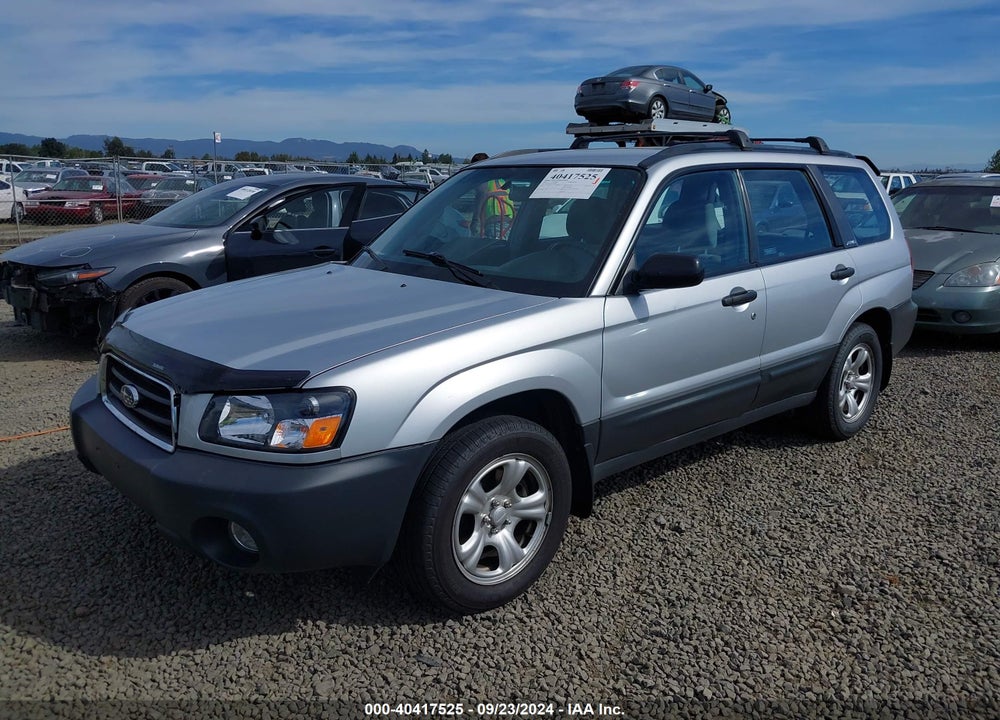 2003 SUBARU FORESTER X VIN: JF1SG63673H756198