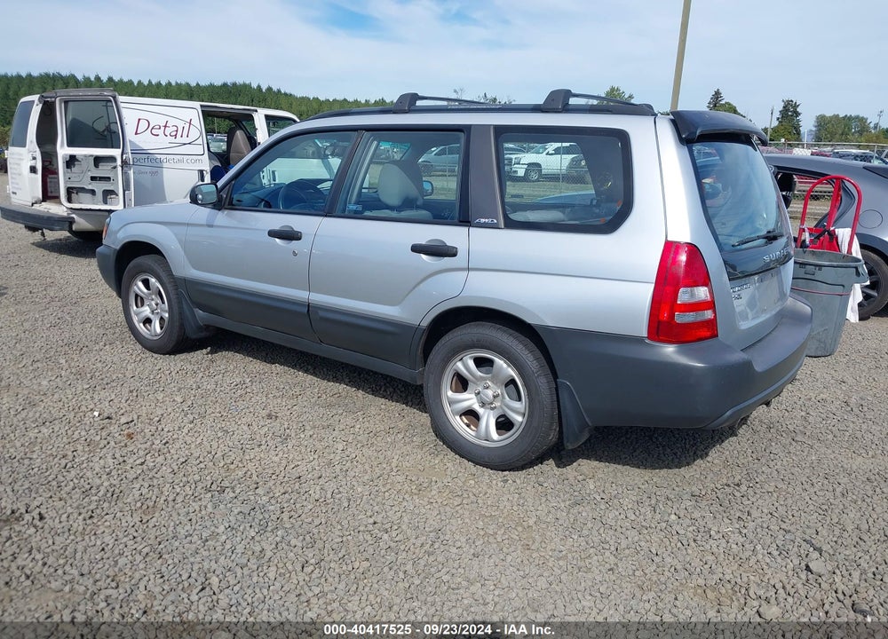 2003 SUBARU FORESTER X VIN: JF1SG63673H756198