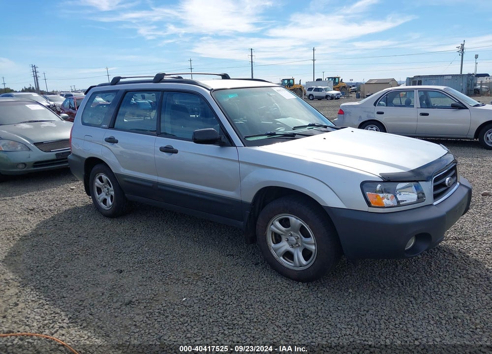 2003 SUBARU FORESTER X VIN: JF1SG63673H756198