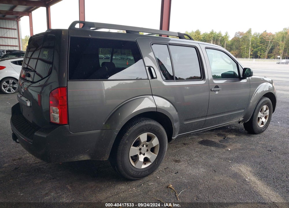 2009 NISSAN PATHFINDER S VIN: 5N1AR18B29C600466