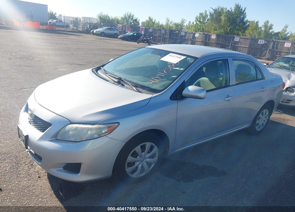 2009 TOYOTA COROLLA LE VIN: JTDBL40E199040504