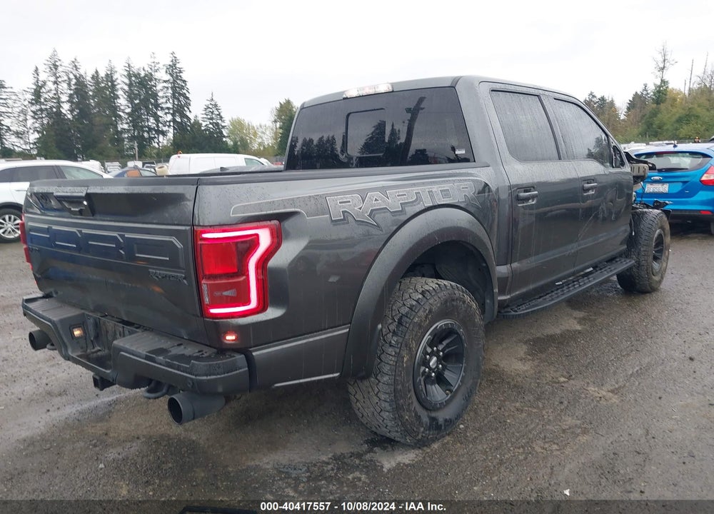 2018 FORD F-150 RAPTOR VIN: 1FTFW1RG4JFA34679