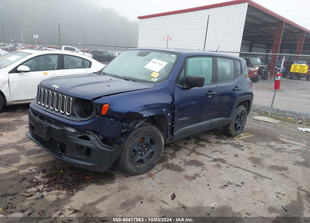 2016 JEEP RENEGADE SPORT VIN: ZACCJBAWXGPE40188