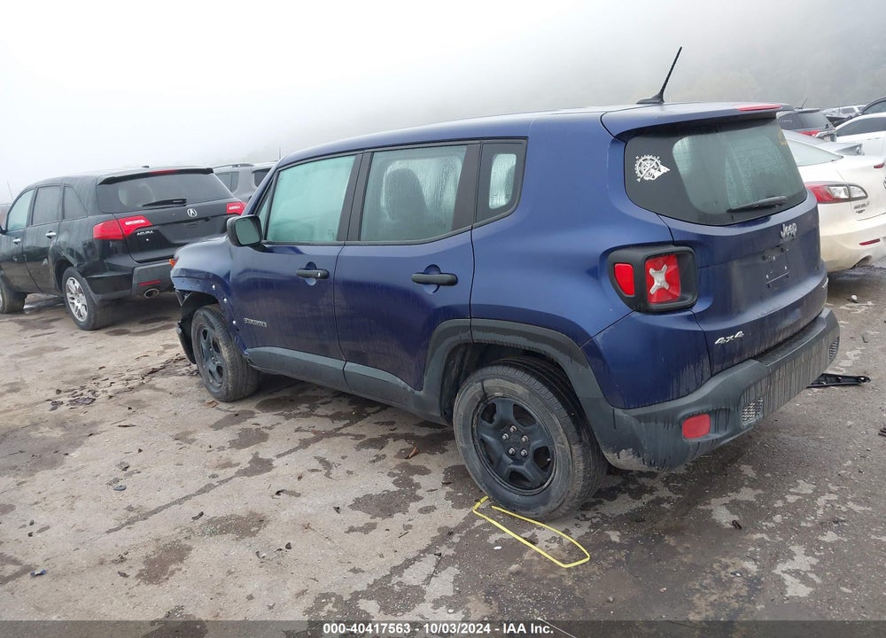2016 JEEP RENEGADE SPORT VIN: ZACCJBAWXGPE40188