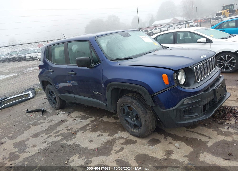 2016 JEEP RENEGADE SPORT VIN: ZACCJBAWXGPE40188