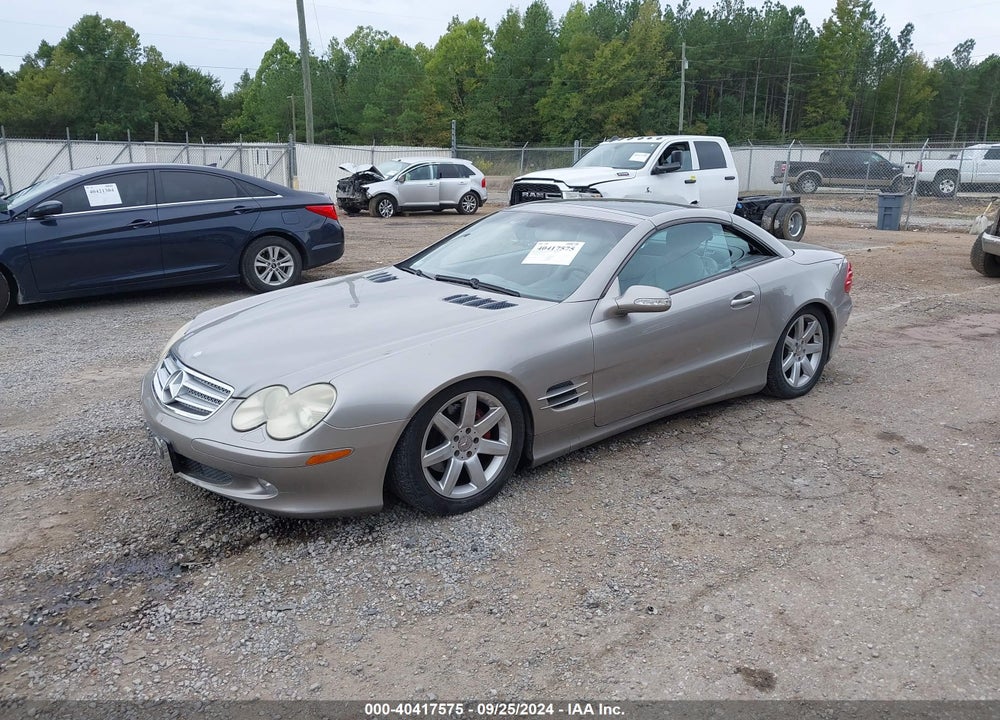 2003 MERCEDES-BENZ SL 500 VIN: WDBSK75F23F027242