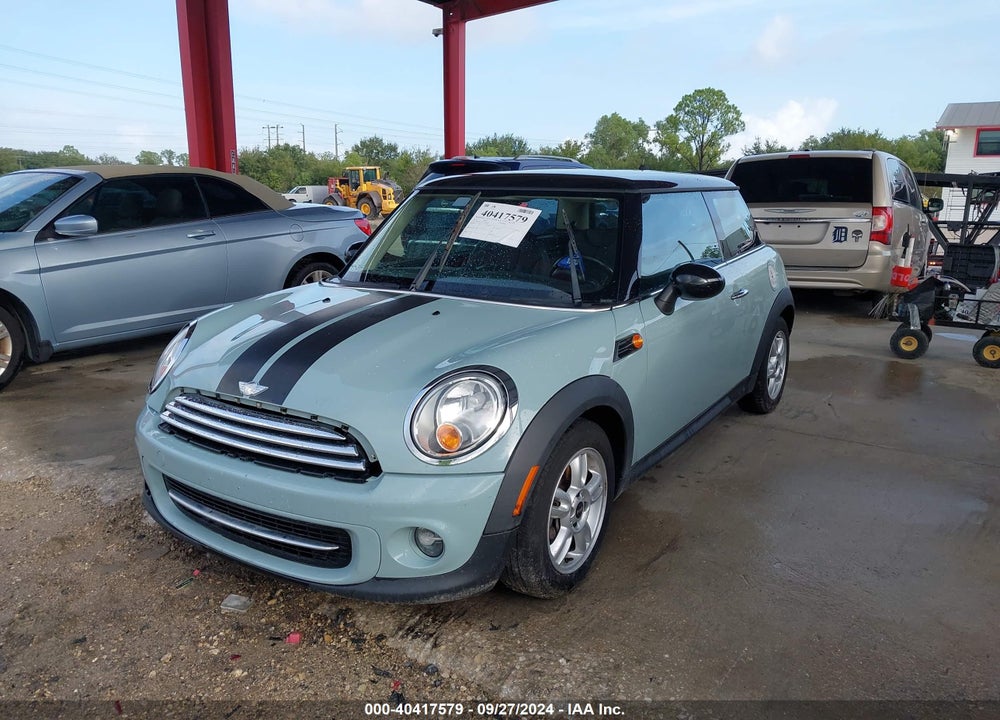2012 MINI COOPER VIN: WMWSU3C55CT260206