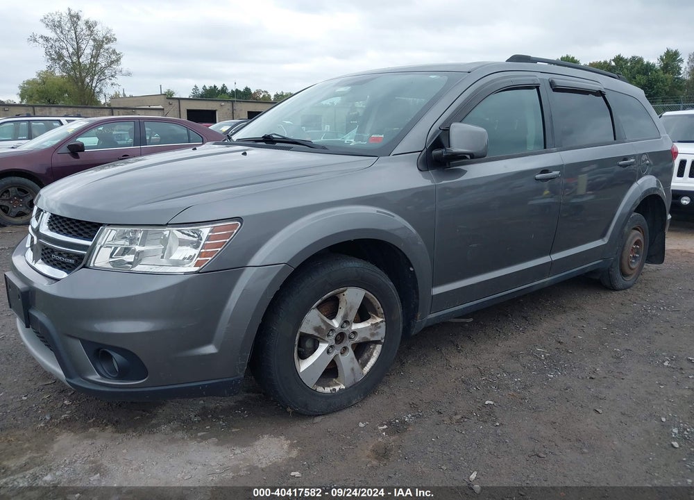 2012 DODGE JOURNEY SXT VIN: 3C4PDCBG8CT204602