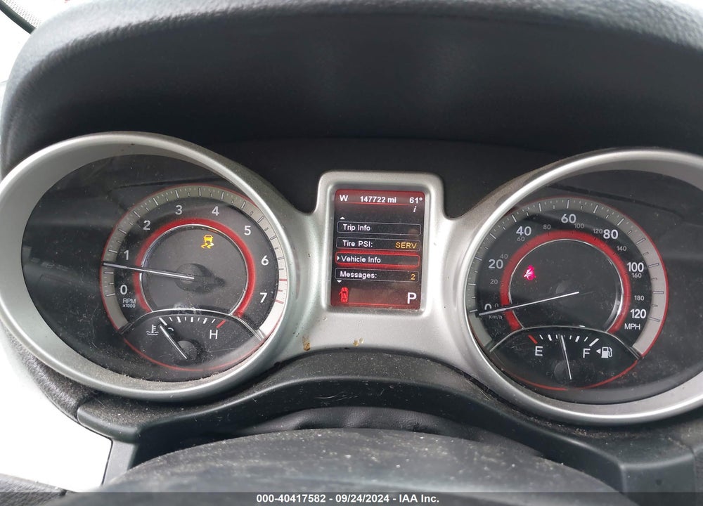 2012 DODGE JOURNEY SXT VIN: 3C4PDCBG8CT204602