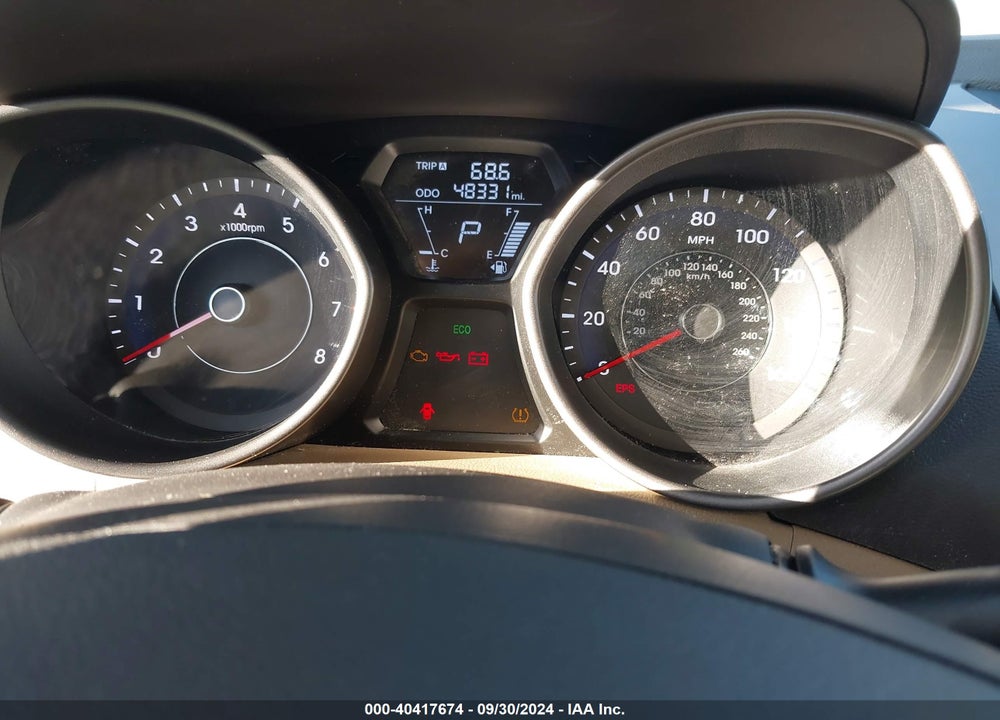 2013 HYUNDAI ELANTRA GLS VIN: 5NPDH4AE2DH206537