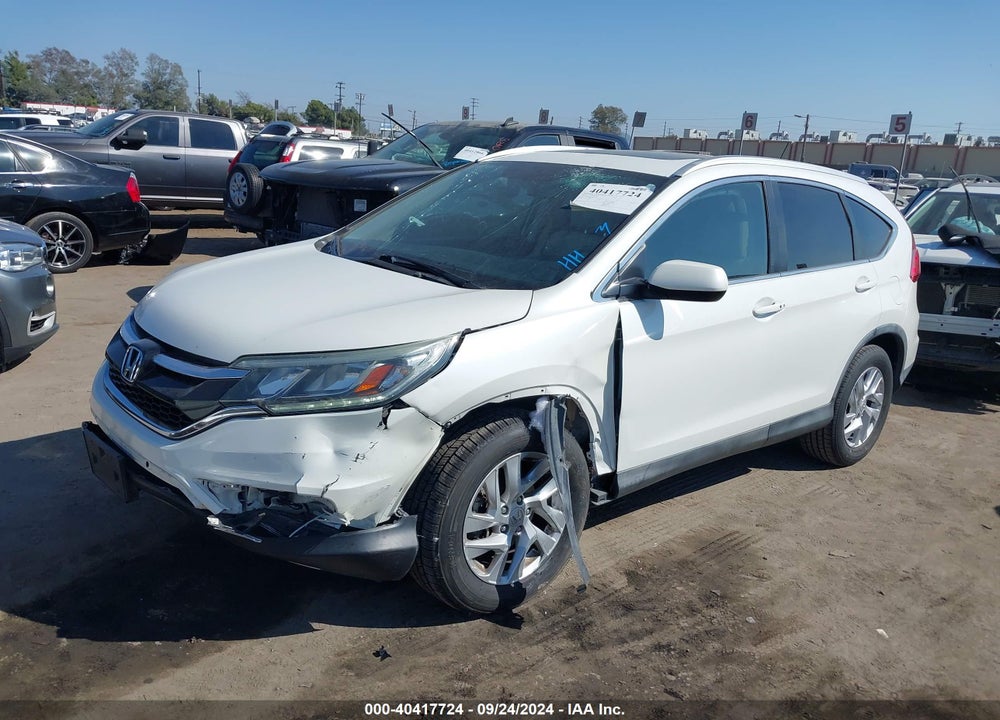 2016 HONDA CR-V EX-L VIN: 5J6RM4H71GL011032