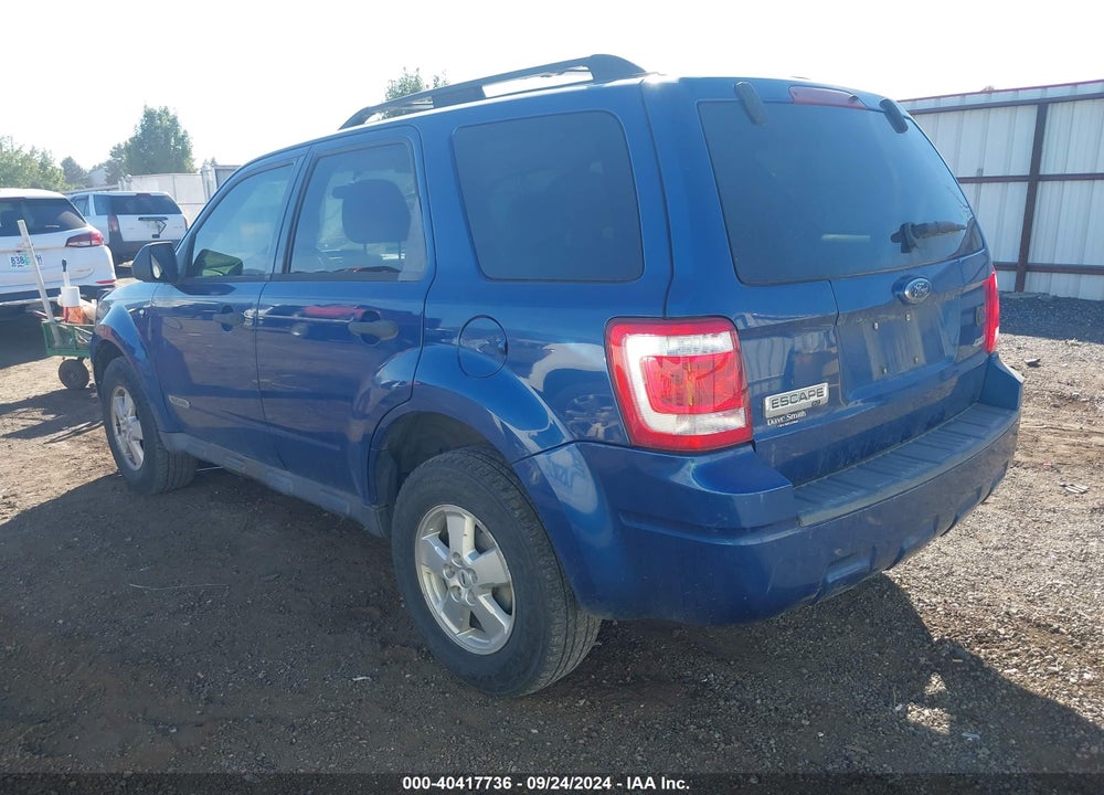 2008 FORD ESCAPE XLT VIN: 1FMCU93158KC97823