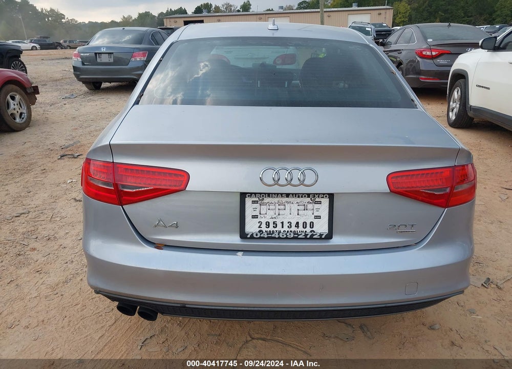 2015 AUDI A4 2.0T PREMIUM VIN: WAUBFAFL8FN004868