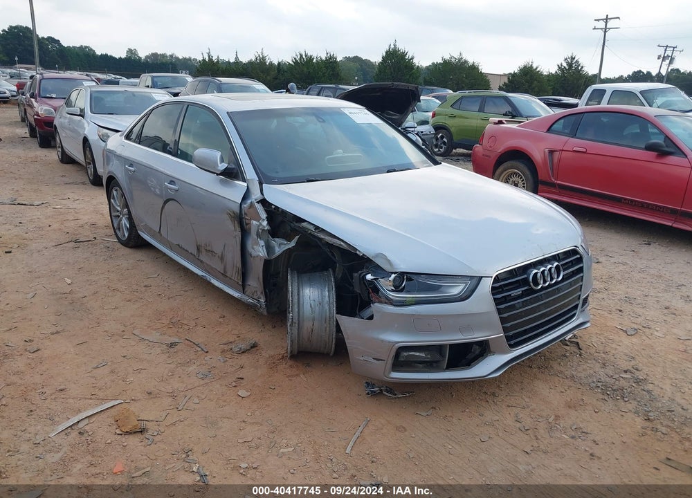 2015 AUDI A4 2.0T PREMIUM VIN: WAUBFAFL8FN004868