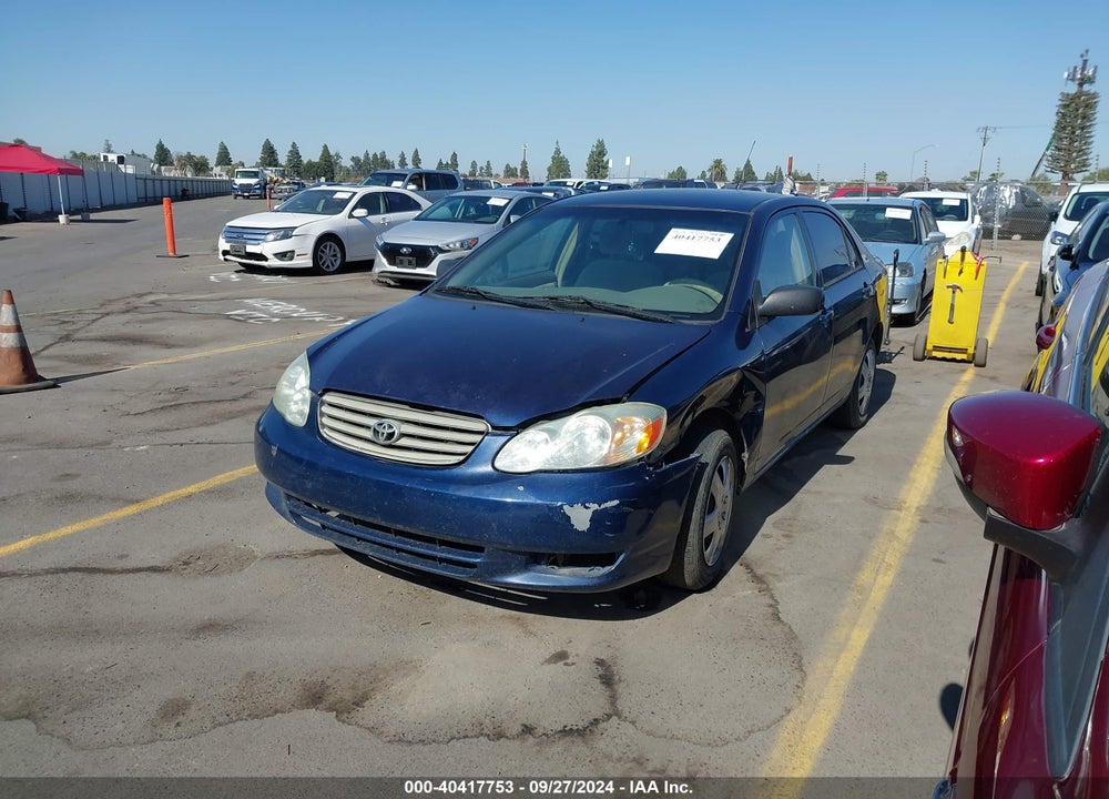 2003 TOYOTA COROLLA CE VIN: 1NXBR32E73Z039296