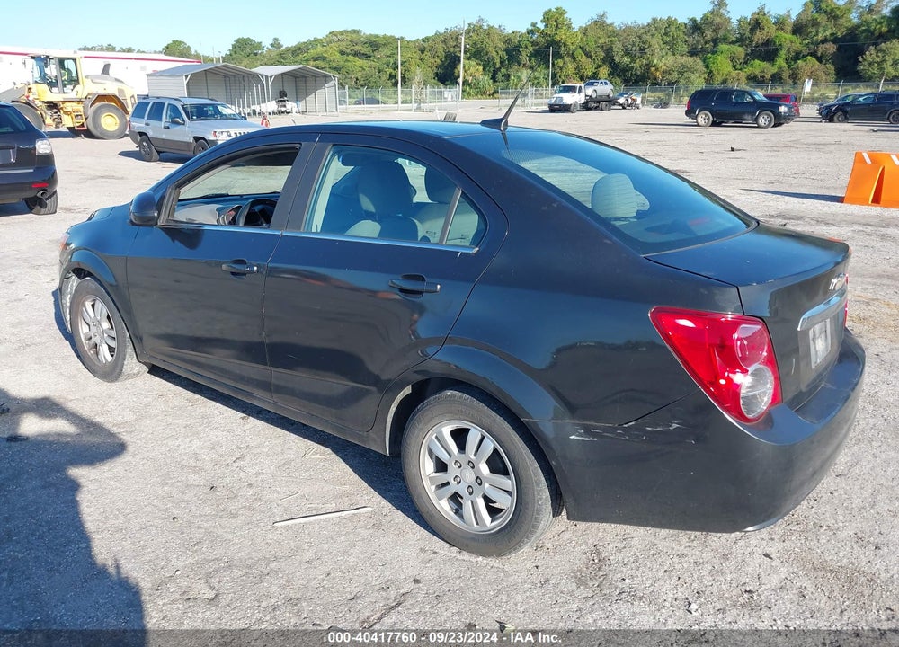 2013 CHEVROLET SONIC LT AUTO VIN: 1G1JC5SB3D4190374