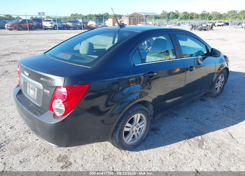 2013 CHEVROLET SONIC LT AUTO VIN: 1G1JC5SB3D4190374