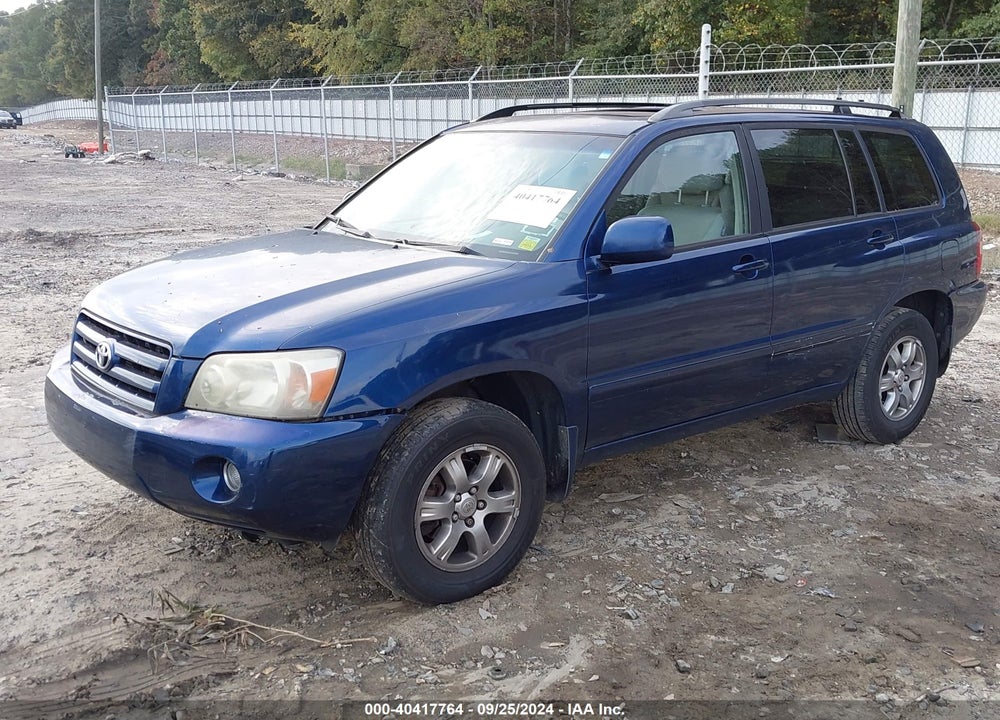 2004 TOYOTA HIGHLANDER V6 VIN: JTEEP21A440066766