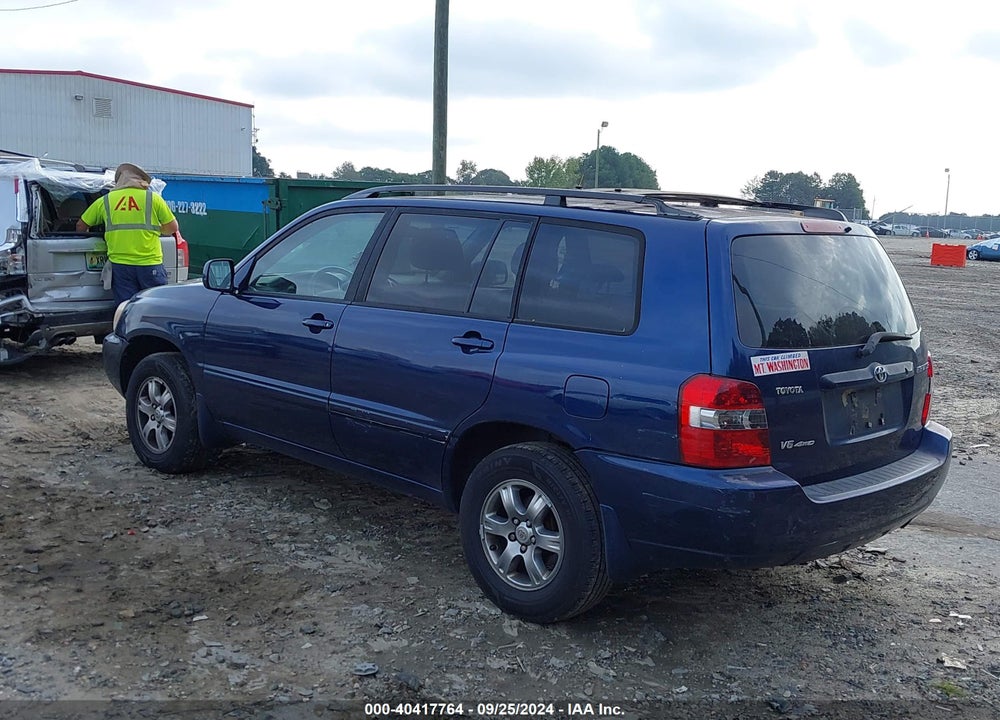 2004 TOYOTA HIGHLANDER V6 VIN: JTEEP21A440066766