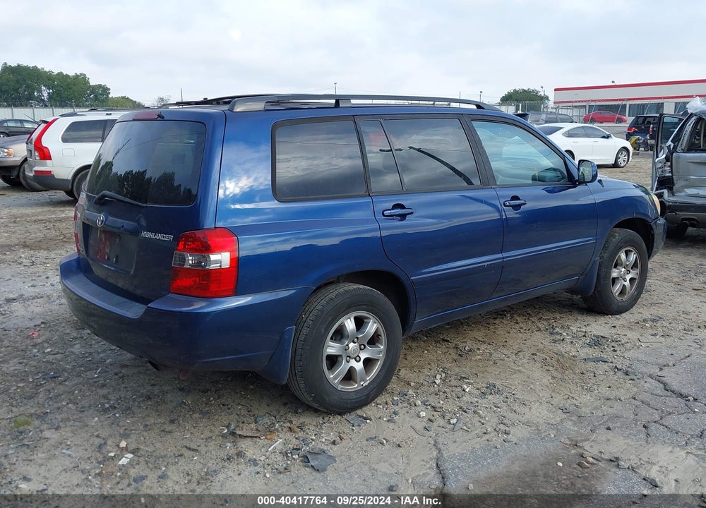 2004 TOYOTA HIGHLANDER V6 VIN: JTEEP21A440066766