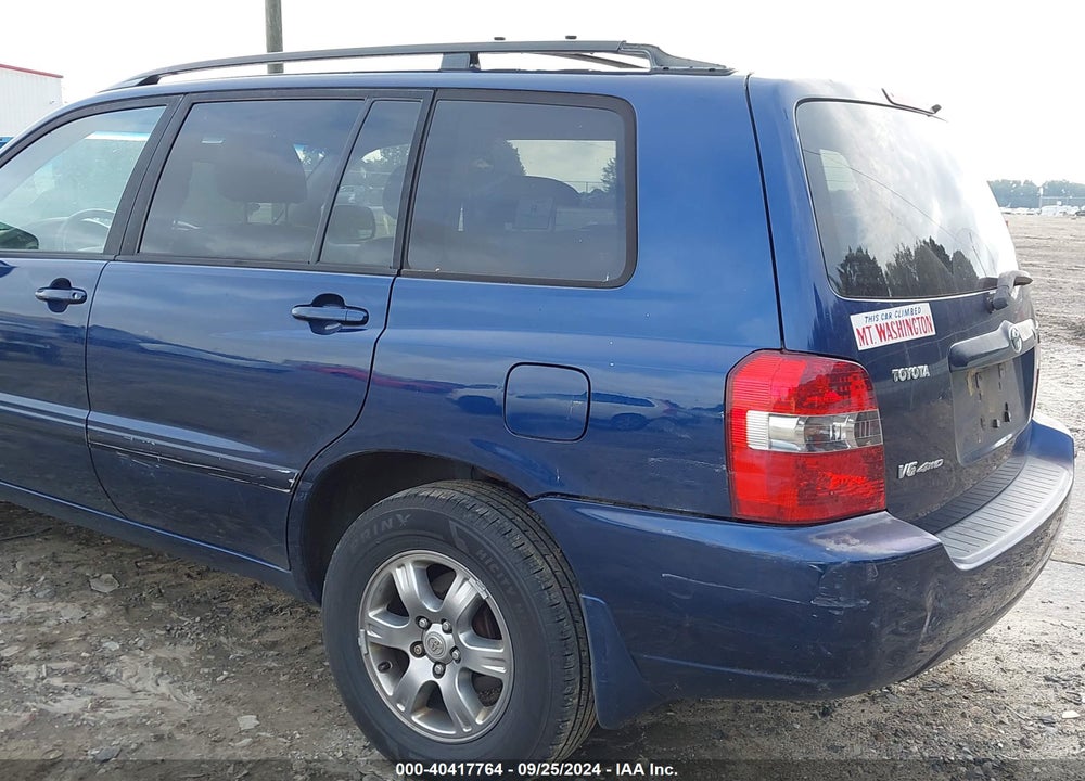 2004 TOYOTA HIGHLANDER V6 VIN: JTEEP21A440066766