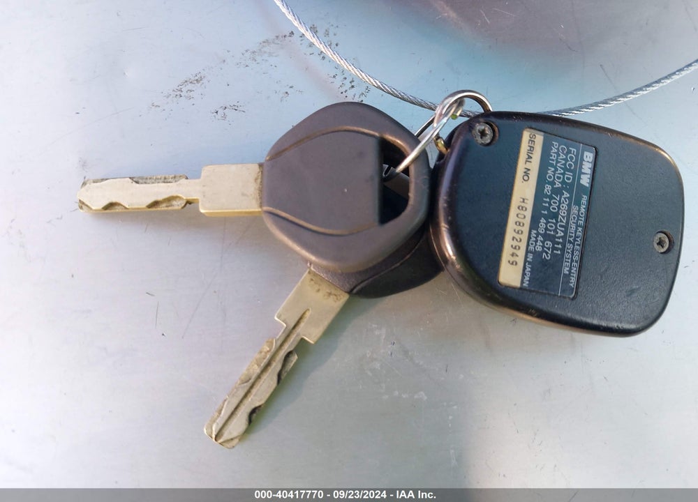1999 BMW 328IC VIN: WBABK8330XEY91182