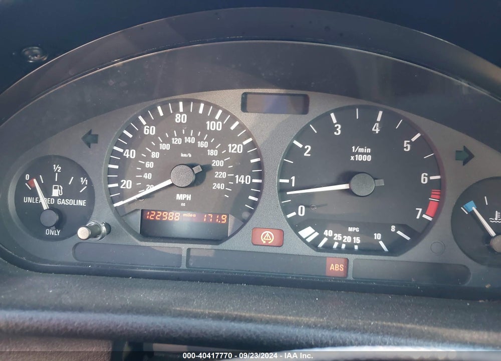 1999 BMW 328IC VIN: WBABK8330XEY91182