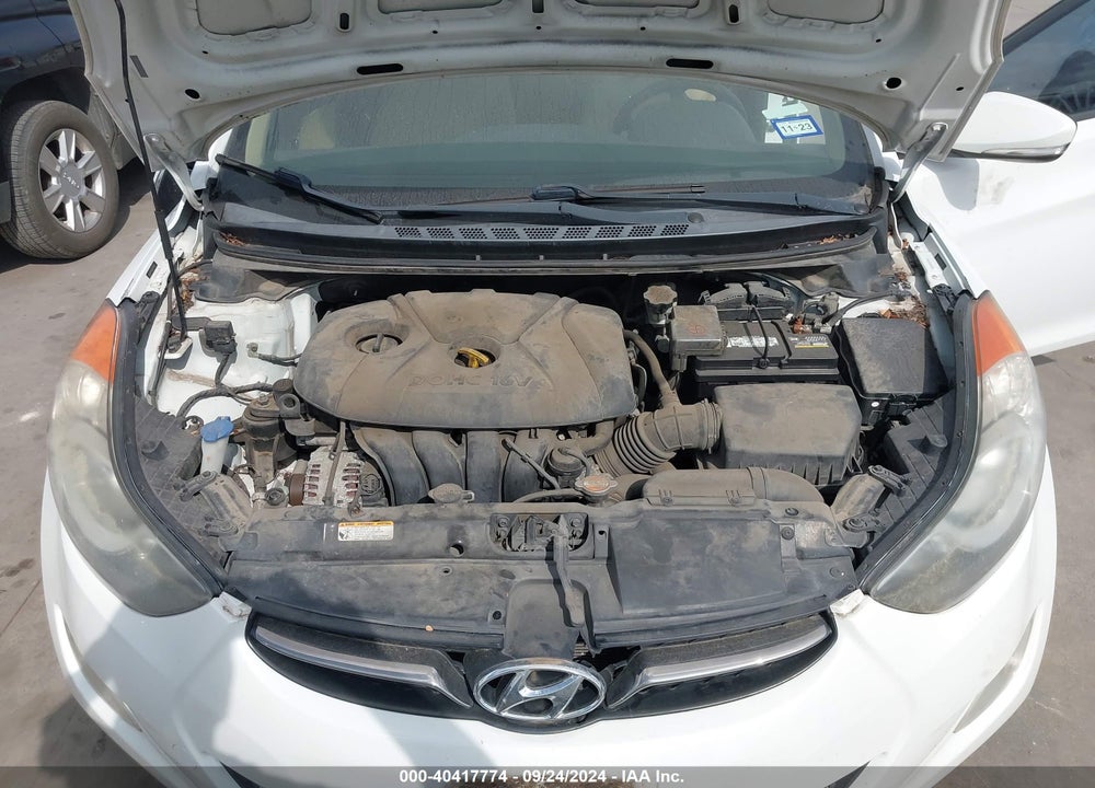 2012 HYUNDAI ELANTRA LIMITED VIN: 5NPDH4AE0CH117631