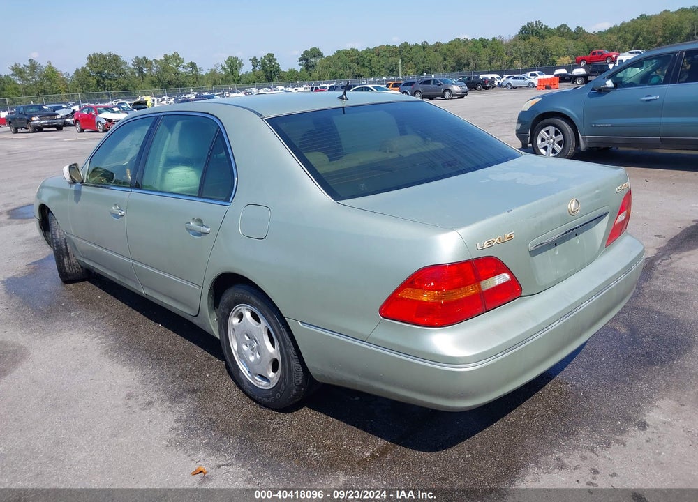 2001 LEXUS LS 430 VIN: JTHBN30F010040885