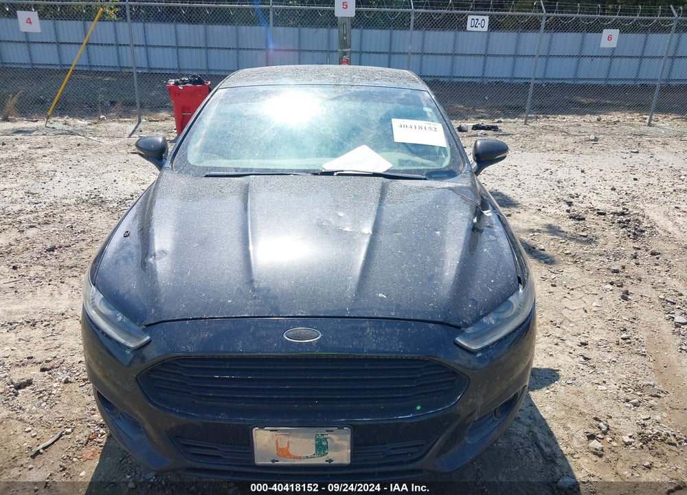 2013 FORD FUSION SE VIN: 3FA6P0HRXDR197960