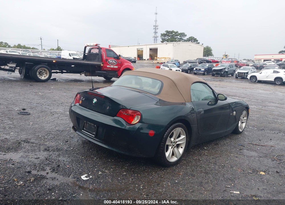 2006 BMW Z4 3.0I VIN: 4USBU33566LW66030