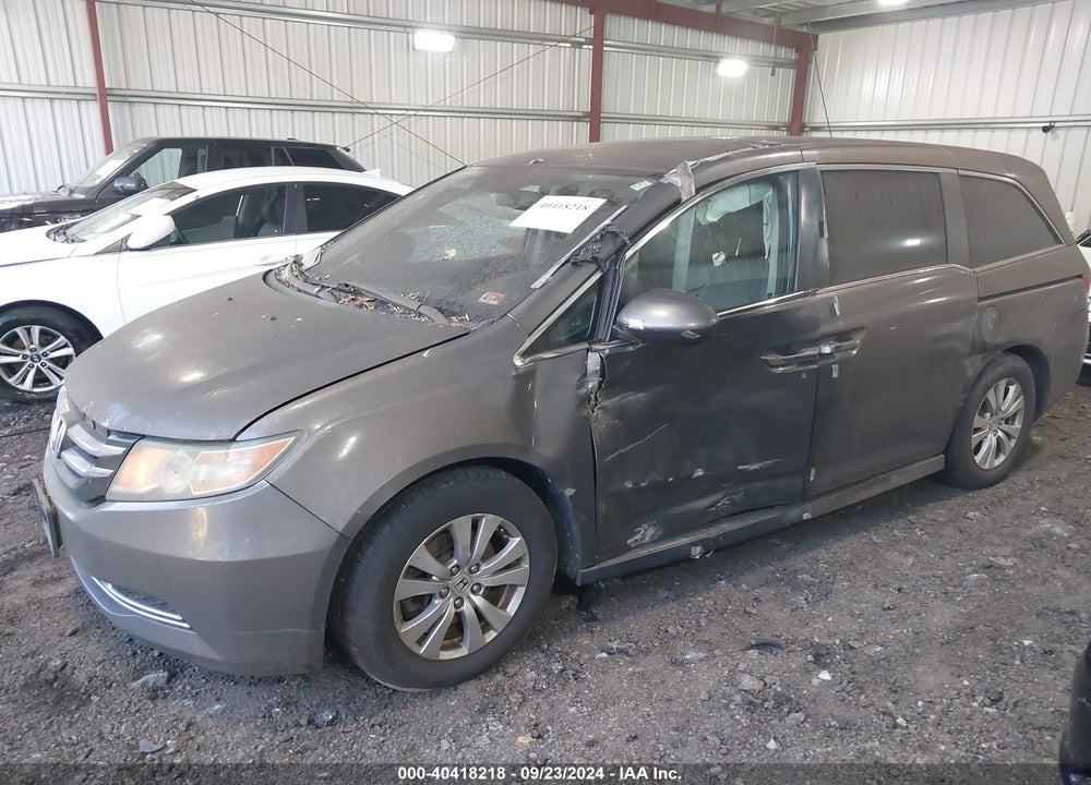 2016 HONDA ODYSSEY EX-L VIN: 5FNRL5H61GB157181