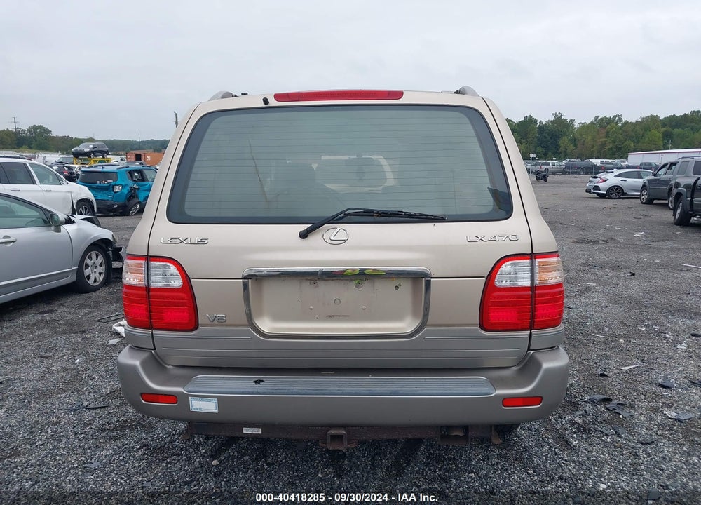 2002 LEXUS LX 470 VIN: JTJHT00W623517364