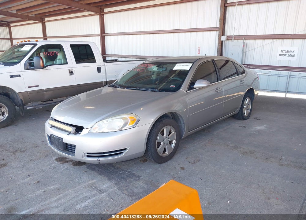 2008 CHEVROLET IMPALA LT VIN: 2G1WT58K289201767