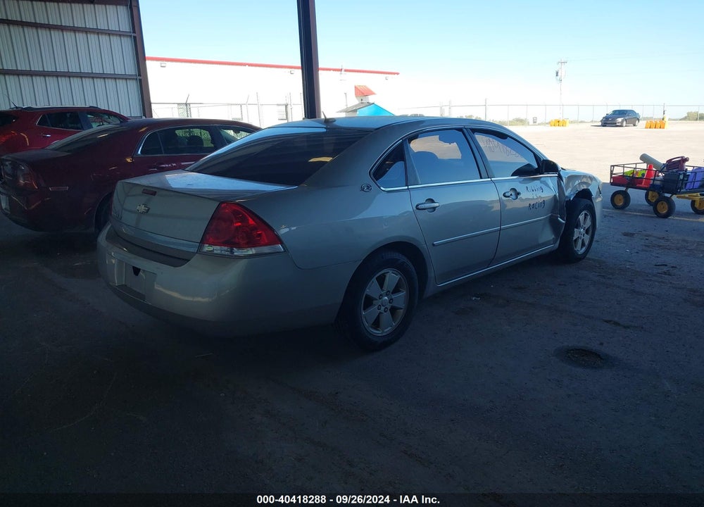 2008 CHEVROLET IMPALA LT VIN: 2G1WT58K289201767