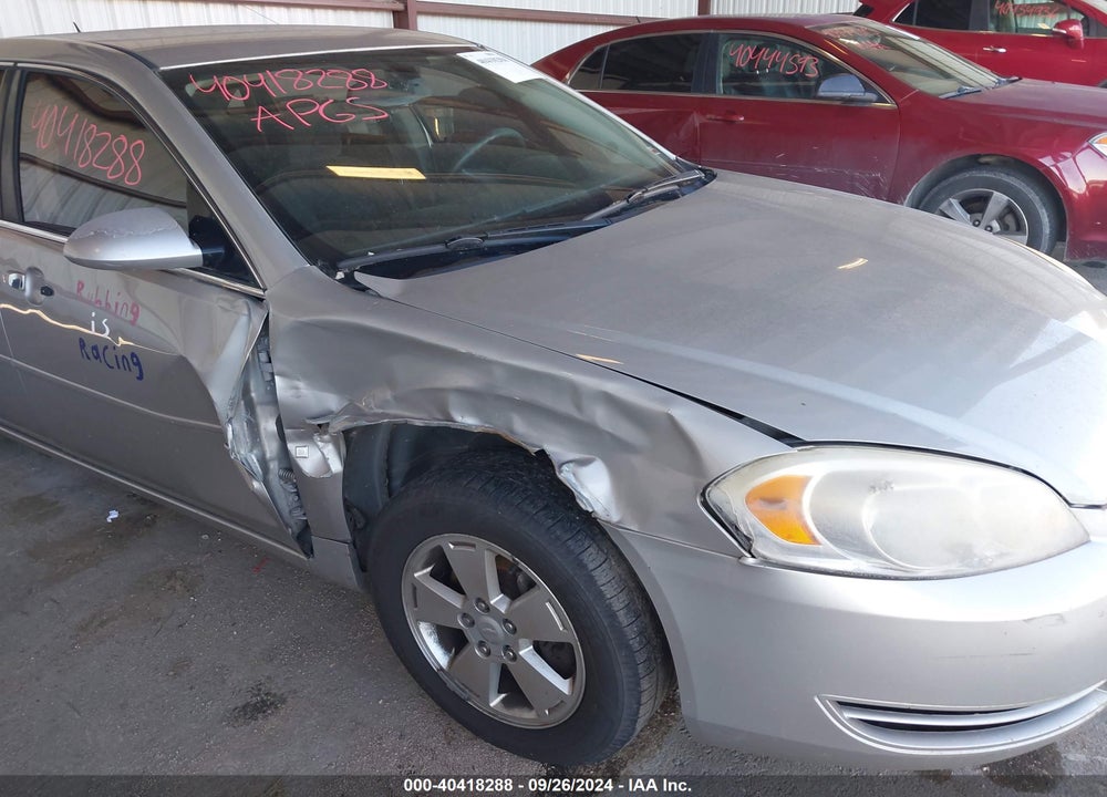 2008 CHEVROLET IMPALA LT VIN: 2G1WT58K289201767