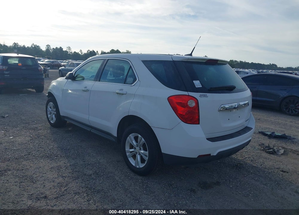 2011 CHEVROLET EQUINOX LS VIN: 2CNALBEC7B6247628
