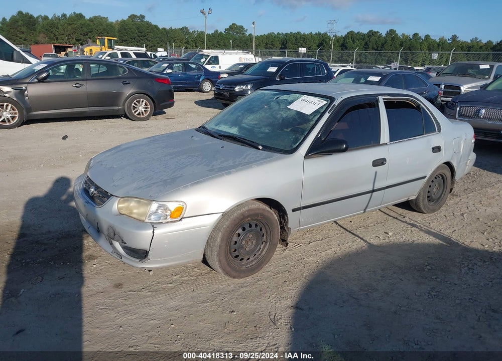 2002 TOYOTA COROLLA CE VIN: 2T1BR12E72C552312