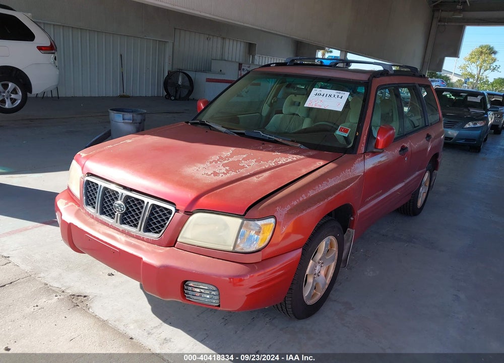 2002 SUBARU FORESTER S VIN: JF1SF65682H728571