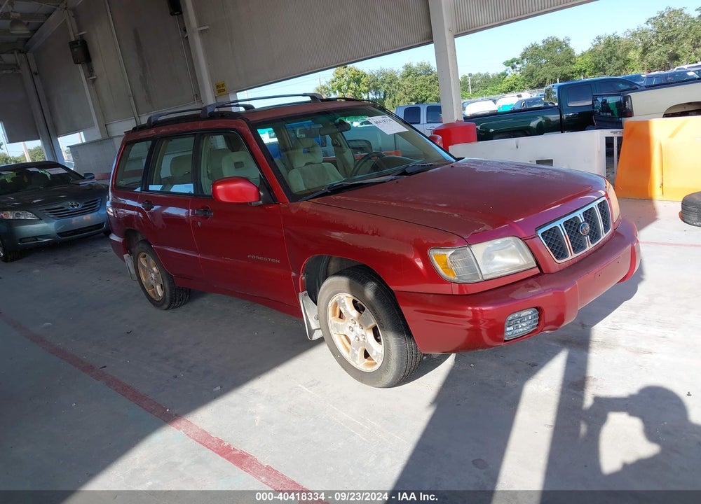 2002 SUBARU FORESTER S VIN: JF1SF65682H728571