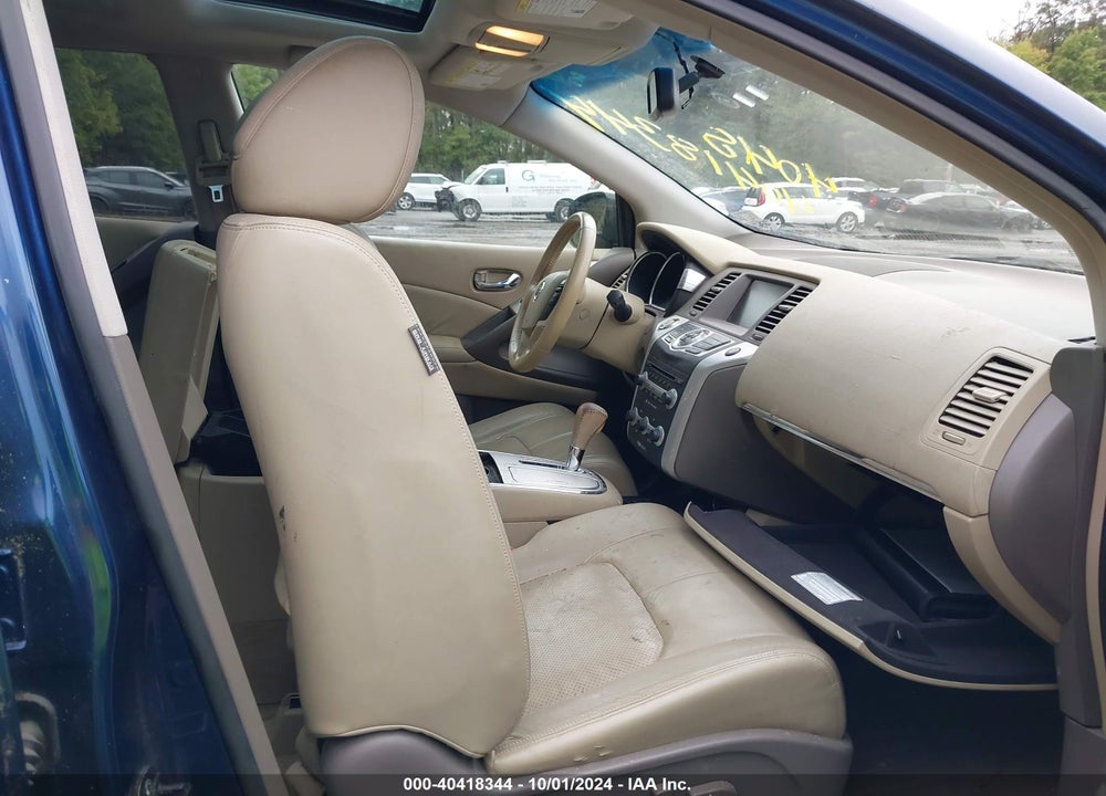 2009 NISSAN MURANO SL VIN: JN8AZ18W29W139294