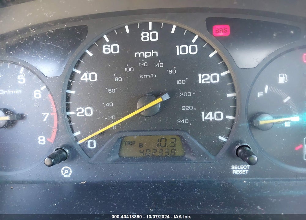 2002 HONDA ACCORD 3.0 EX VIN: 1HGCG16522A070311