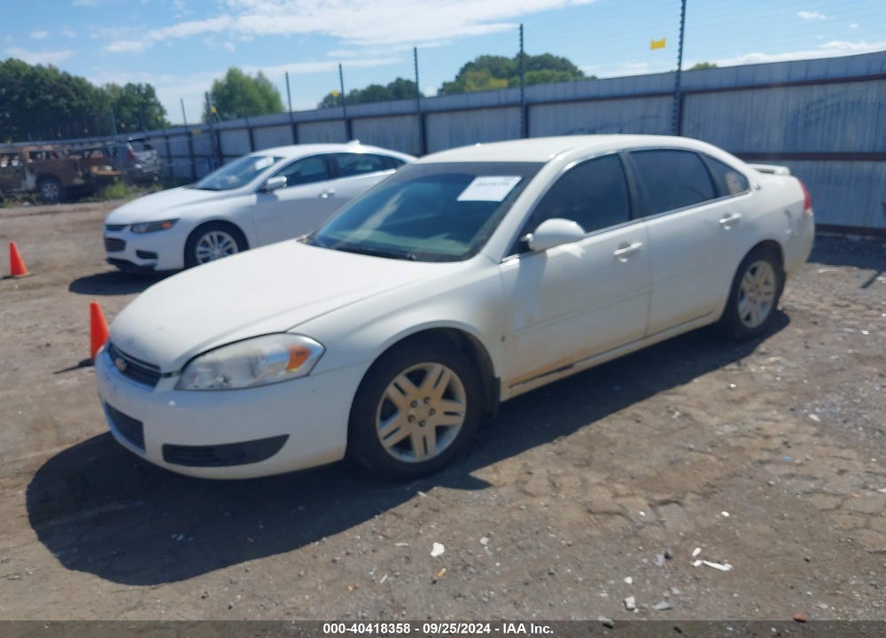 2008 CHEVROLET IMPALA LT VIN: 2G1WC583889189987