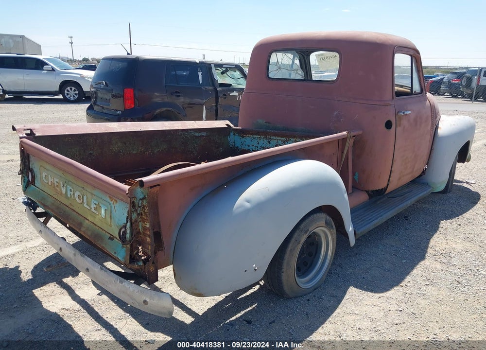 1952 CHEVROLET PK VIN: KBA359799
