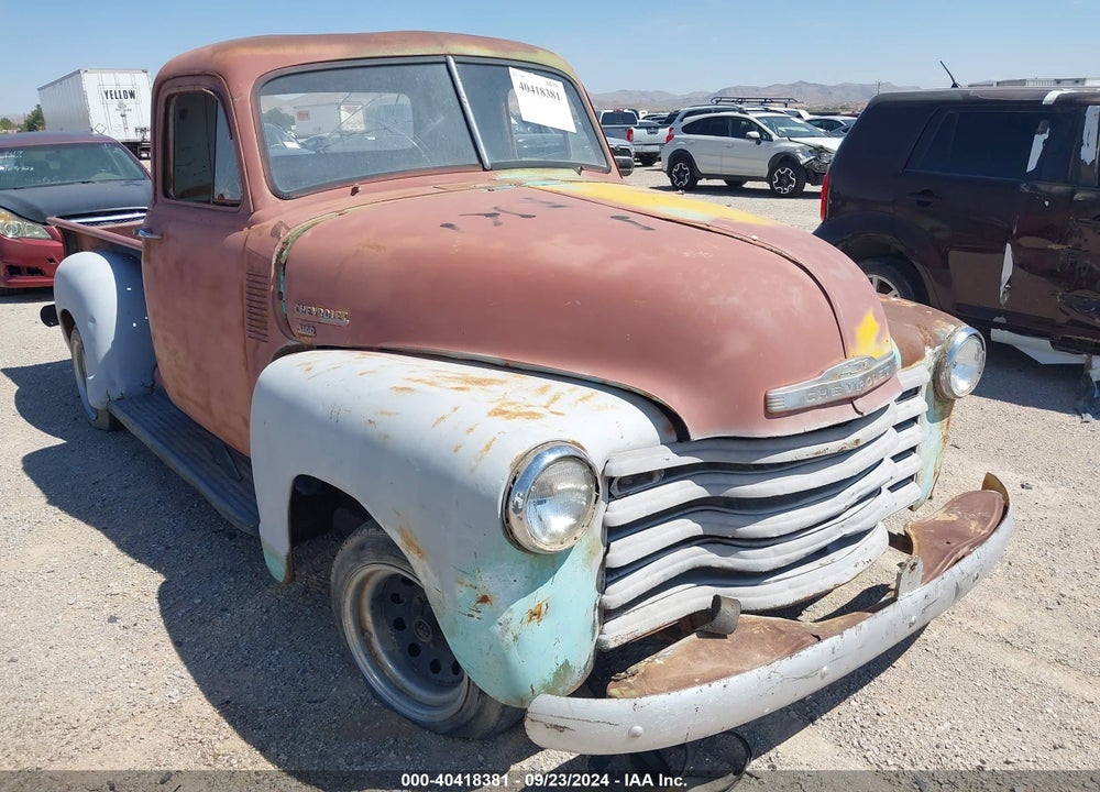 1952 CHEVROLET PK VIN: KBA359799