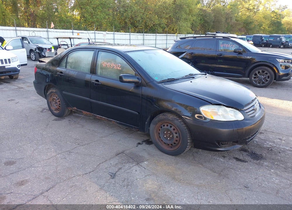 2003 TOYOTA COROLLA CE VIN: JTDBR32E830006738