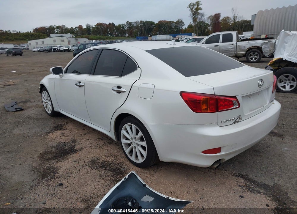 2009 LEXUS IS 250 VIN: JTHCK262595032596